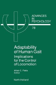 portada adaptability of human gait: implications for the control of locomotion (en Inglés)