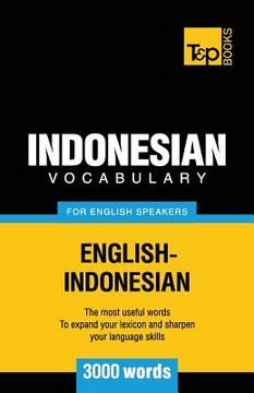 portada Indonesian vocabulary for English speakers - 3000 words (en Inglés)