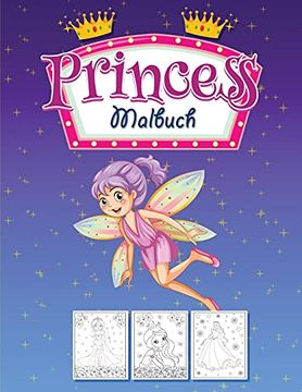 portada Princess Malbuch: Aktivitätsbuch für Kleine Mädchen 