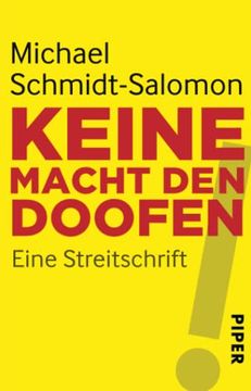 portada Keine Macht den Doofen! Eine Streitschrift (in German)