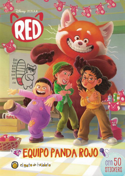 portada Red: Equipo Panda Rojo. (Con 50 Stickers) (in Spanish)