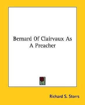 portada bernard of clairvaux as a preacher (en Inglés)