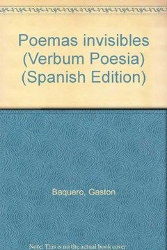 portada Poemas invisibles. (in Spanish)