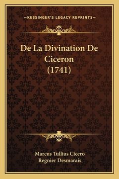 portada De La Divination De Ciceron (1741) (en Francés)
