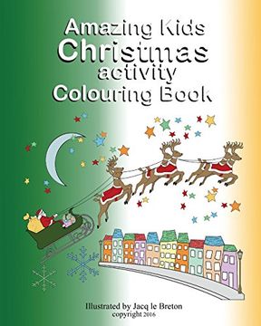 portada Amazing Kids Colouring Book: Christmas Activity (Volume 3) (en Inglés)