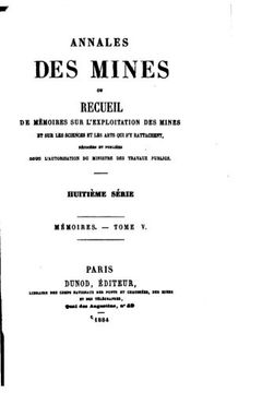 portada Annales des Mines - Tome V. (French Edition)
