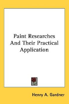portada paint researches and their practical application (en Inglés)