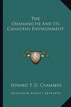 portada the ouananiche and its canadian environment