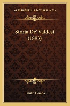 portada Storia De' Valdesi (1893) (in Italian)