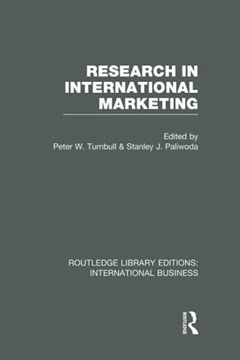 portada Research in International Marketing (Rle International Business) (en Inglés)