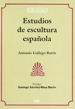 portada Estudios de Escultura Española (en Coedición con el Servei de Publicacions de la Universitat de València)