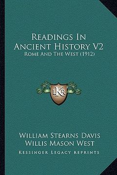 portada readings in ancient history v2: rome and the west (1912) (in English)