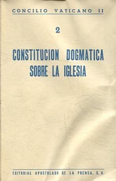 portada CONCILIO VATICANO II. 2. Constitución dogmática sobre la Iglesia.