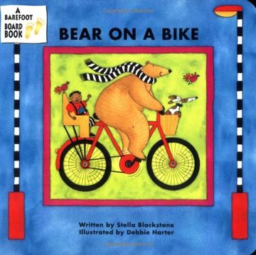portada Bear on a Bike (a Barefoot Board Book) (en Inglés)