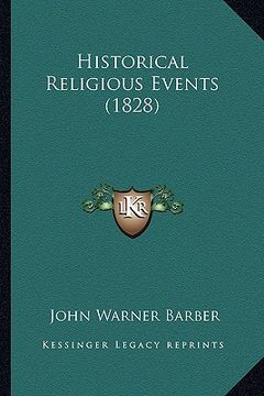 portada historical religious events (1828) (en Inglés)