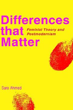 portada Differences That Matter: Feminist Theory and Postmodernism 