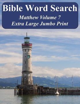 portada Bible Word Search Matthew Volume 7: King James Version Extra Large Jumbo Print (in English)