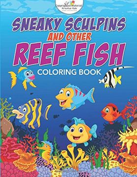 portada Sneaky Sculpins and other Reef Fish Coloring Book