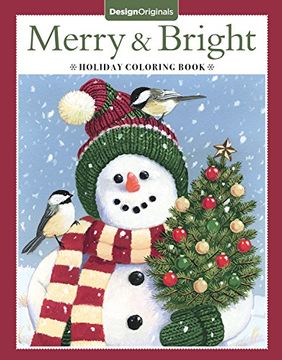 portada Merry & Bright Holiday Coloring Book 