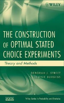 portada the construction of optimal stated choice experiments: theory and methods