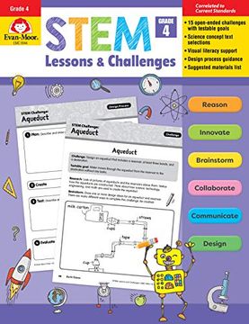 portada Stem Lessons and Challenges, Grade 4 