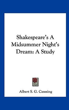 portada shakespeare's a midsummer night's dream: a study