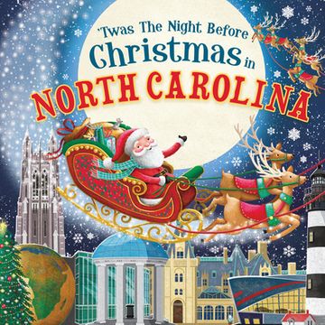 portada 'Twas the Night Before Christmas in North Carolina (en Inglés)