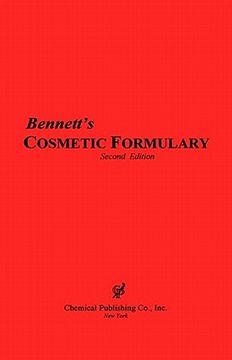 portada bennett's cosmetic formulary (en Inglés)