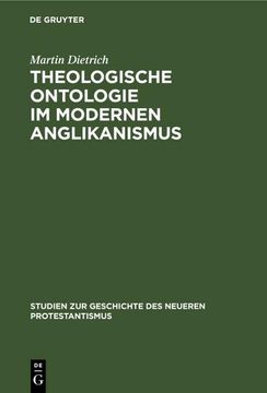 portada Theologische Ontologie im Modernen Anglikanismus (en Alemán)