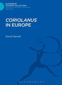 portada 'Coriolanus' in Europe (en Inglés)