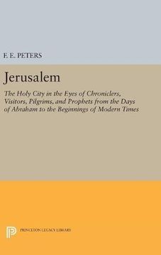 portada Jerusalem: The Holy City in the Eyes of Chroniclers, Visitors, Pilgrims, and Prophets From the Days of Abraham to the Beginnings of Modern Times (Princeton Legacy Library) (in English)