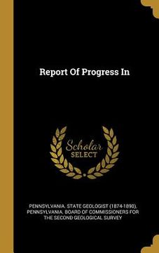 portada Report Of Progress In (in English)