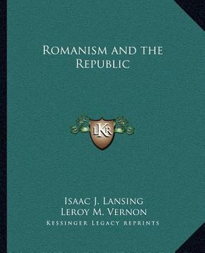portada romanism and the republic (in English)