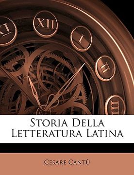 portada Storia Della Letteratura Latina
