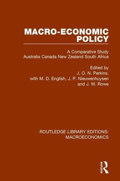 portada Macro-Economic Policy: A Comparative Study, Australia, Canada, New Zealand and South Africa (in English)