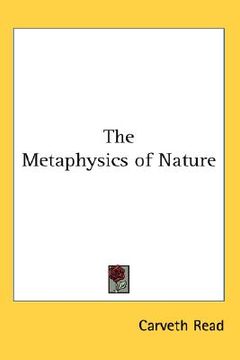 portada the metaphysics of nature (en Inglés)