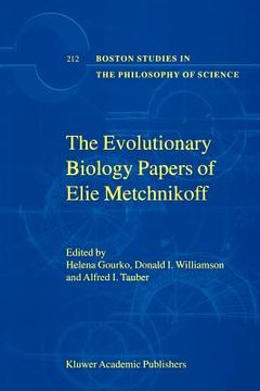 portada the evolutionary biology papers of elie metchnikoff (en Inglés)