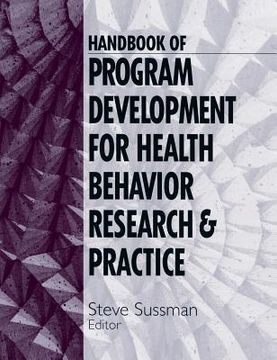 portada handbook of program development for health behavior research & practice (en Inglés)