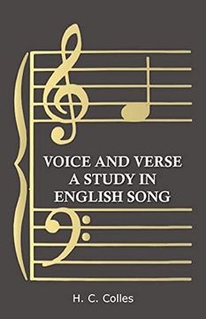 portada Voice and Verse - a Study in English Song (in English)