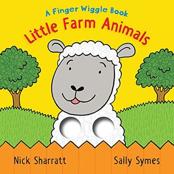 portada Little Farm Animals: A Finger Wiggle Book (Finger Wiggle Books) (en Inglés)