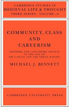 portada Community, Class and Careerism (Cambridge Studies in Medieval Life and Thought: Third Series) (in English)
