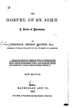 portada The Gospel of St. John, A Series of Discourses (in English)