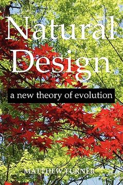 portada natural design: a new theory of evolution (in English)