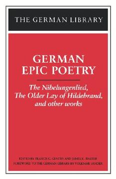 portada glv1: german epic poetry