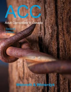 portada Adult Corrections in Canada, Second Edition (in English)