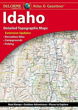 portada Delorme Atlas & Gazetteer: Idaho (en Inglés)