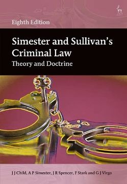 portada Simester and Sullivan's Criminal Law: Theory and Doctrine (in English)