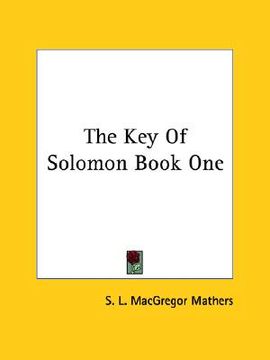 portada the key of solomon book one (en Inglés)