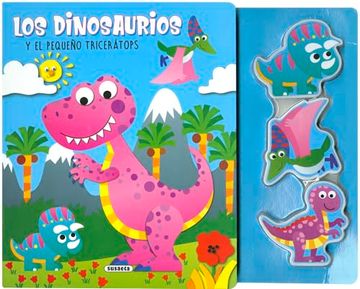 portada Los Dinosaurios y el Pequeño Triceratops (Busca y Encaja) (in Spanish)