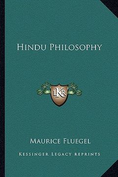 portada hindu philosophy (en Inglés)